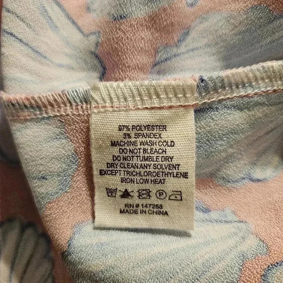 Simply Southern Seashell Tiered Babydoll Dress Size L, Coastal, Beach, Vacation - Picture 7 of 7